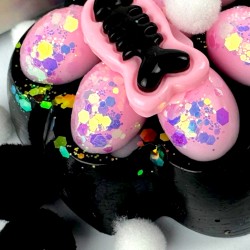 Gniotek Kocia Łapka Galaxy Taba Squishy cekiny