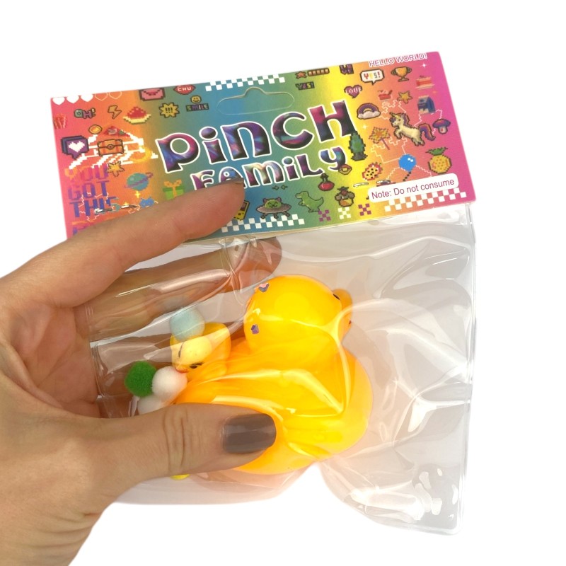 Gniotek taba squishy Żółta kaczuszka