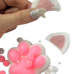 Kocia łapka z uszkami Gniotek Taba Squishy