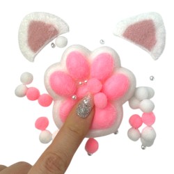 Kocia łapka z uszkami Gniotek Taba Squishy