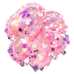 Gniotek Kocia Łapka CEKIN Squishy z brokatową posypką