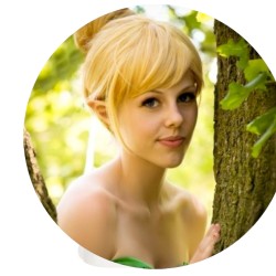 Peruka Magiczna Wróżka Blond Kok dzwoneczek