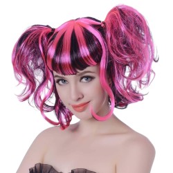 Peruka Cosplay Różowe włosy Harajuku Star