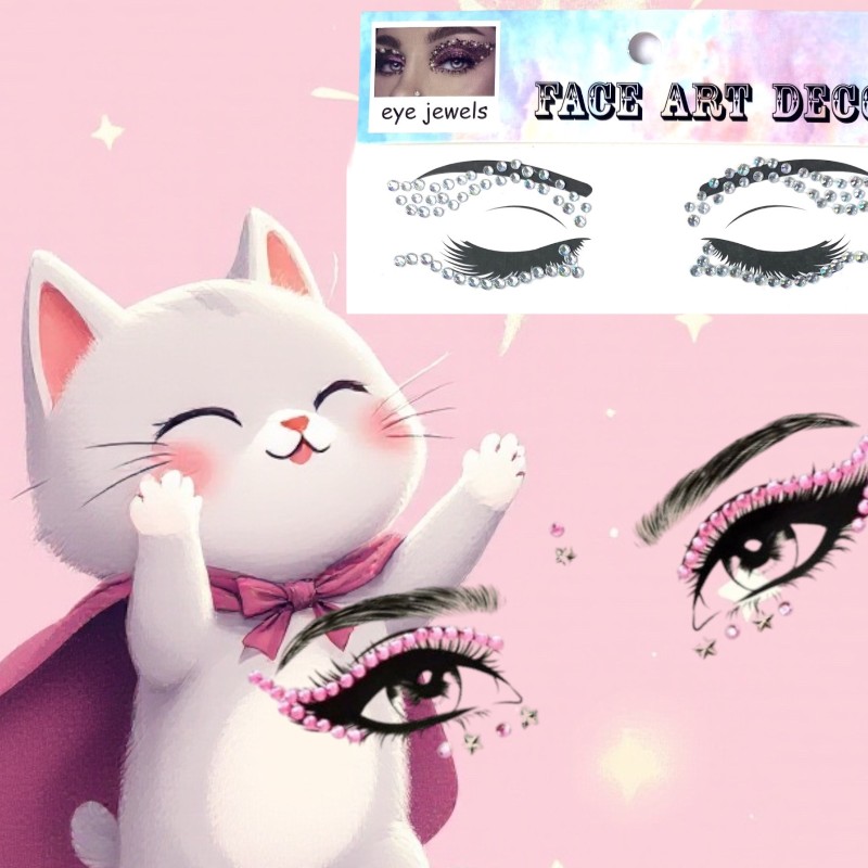 Zestaw Strój Kotka różdżka kryształki + Taba kocia łapka