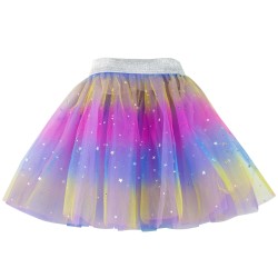 Magiczny Strój Jednorożec Duży Zestaw z Tutu skrzydełka różdżka