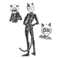 Strój Czarnego Kota Kombinezon z maską i opaską