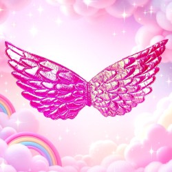 Magiczny Strój Jednorożec Duży Zestaw z Tutu skrzydełka różdżka