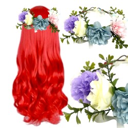 Kostium Syrenki z Peruką i Akcesoriami Bajkowy Zestaw