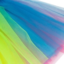 Tęczowy Zestaw Wróżki Motyl Skrzydła z kwiatem tęczowa spódniczka