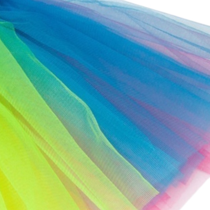 Tęczowy Zestaw Wróżki Motyl Skrzydła z kwiatem tęczowa spódniczka