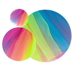 Tęczowy Zestaw Wróżki Motyl Skrzydła z kwiatem tęczowa spódniczka