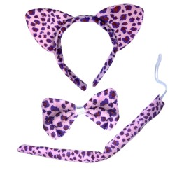 Strój Fioletowej Pantery gepard tutu opaska ogon centki