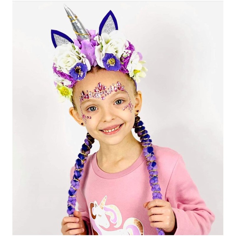 Zestaw Strój Pegaz - magiczny zestaw Jednorożec Tutu Biżuteria