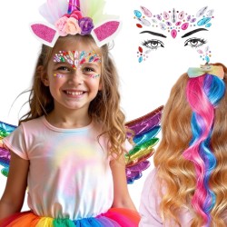 Zestaw Strój Pegaz - magiczny zestaw Jednorożec Tutu Biżuteria