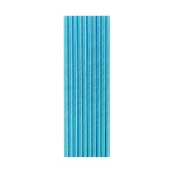 Słomki papierowe niebieskie holograficzne 10 szt. 20 cm