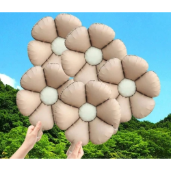 Balon Foliowy kwiatek brązowy pastelowy 60cm