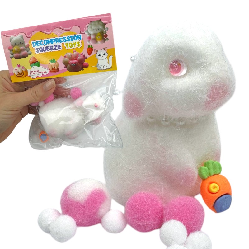 Gniotek Taba Squishy Zając z marchewką