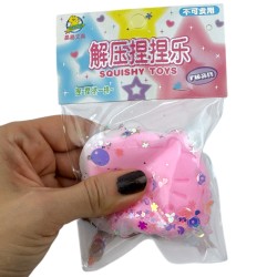 Gniotek Mochi Pusheen Kotek z cekinami