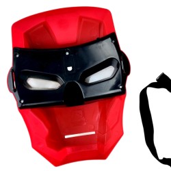 Świecąca Maska LED Superbohatera IronMan z Podświetlanymi Oczami