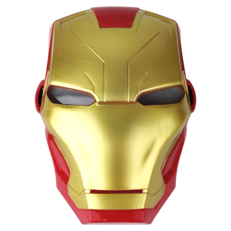 Świecąca Maska LED Superbohatera IronMan z Podświetlanymi Oczami