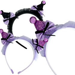 Strój Zestaw Kuromi Spódniczka Tutu Opaska Peruka