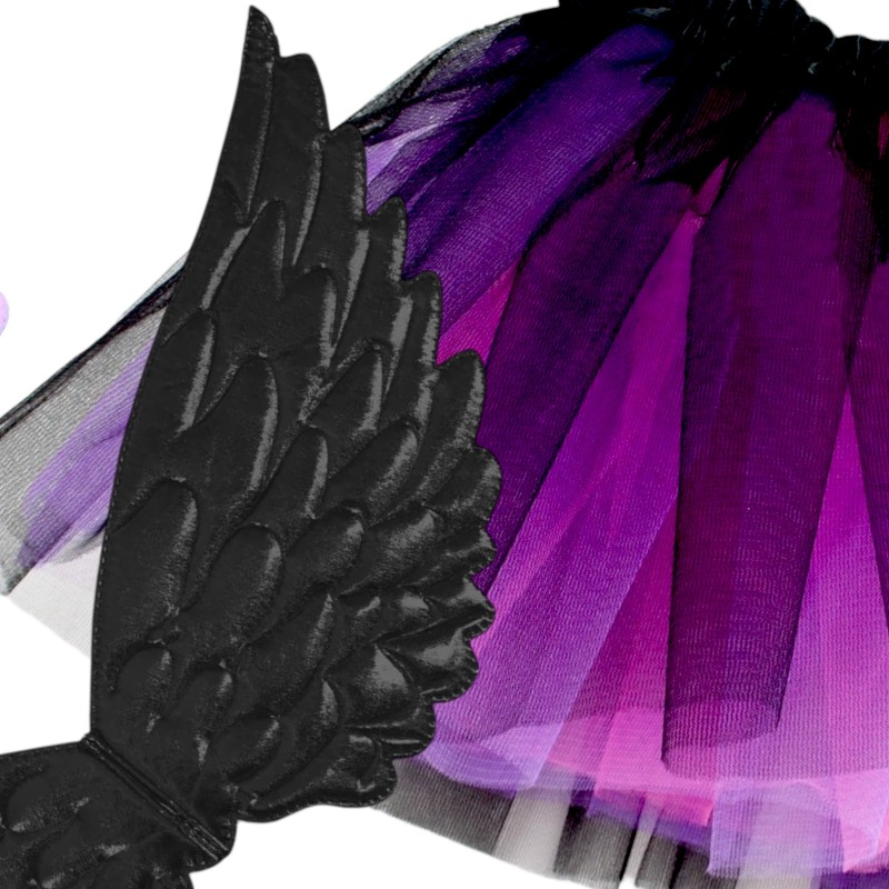 Przebranie Diabełek KUROMI Fioletowy Anime LED