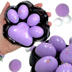 Gniotek Kocia Łapka Jumbo Fioletowa