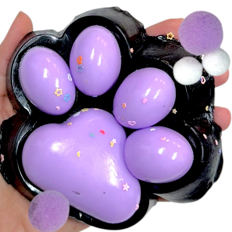 Gniotek Kocia Łapka Jumbo Fioletowa