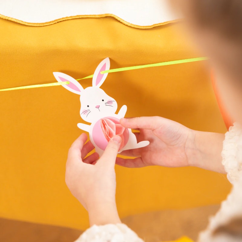 Girlanda z Królikami i marchewkami