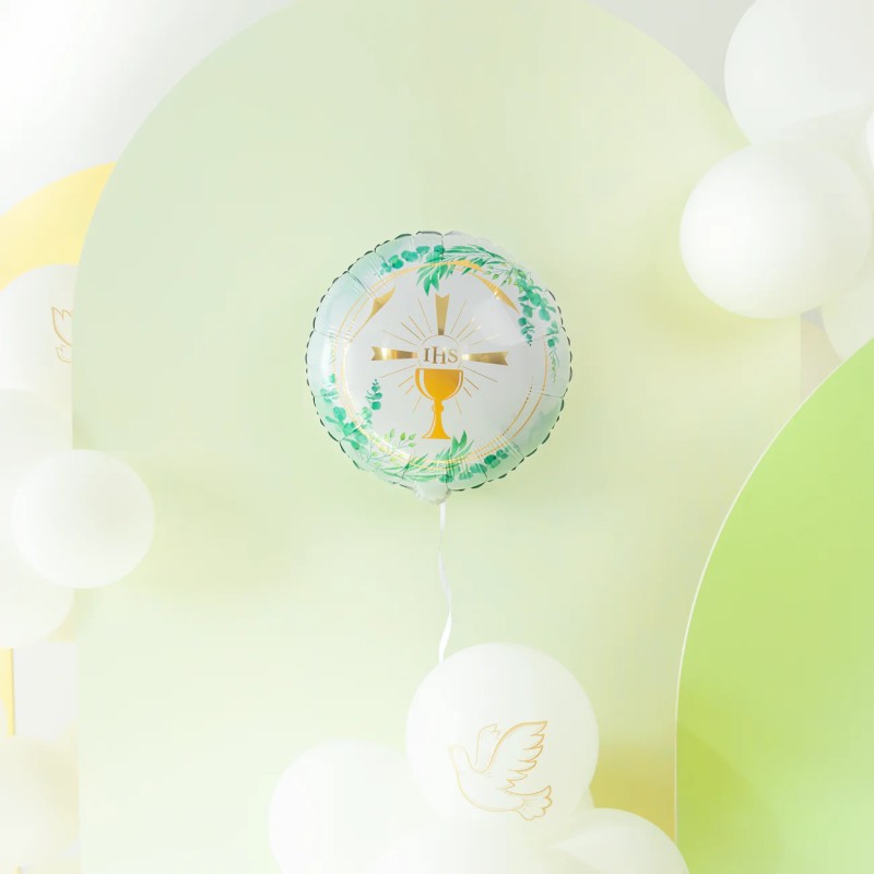 Balon foliowy okrągły Kielich IHS 45cm