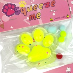 Gniotek Mochi Kocia Łapka Pow cekiny