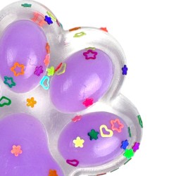 Gniotek Mochi Kocia Łapka Pow cekiny