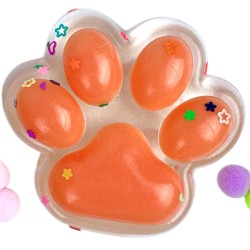 Gniotek Mochi Kocia Łapka Pow cekiny