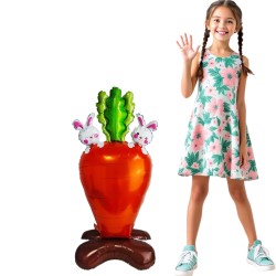 Balon foliowy stojący Marchew Zajączek Marchewka