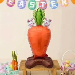 Balon foliowy stojący Marchew Zajączek Marchewka