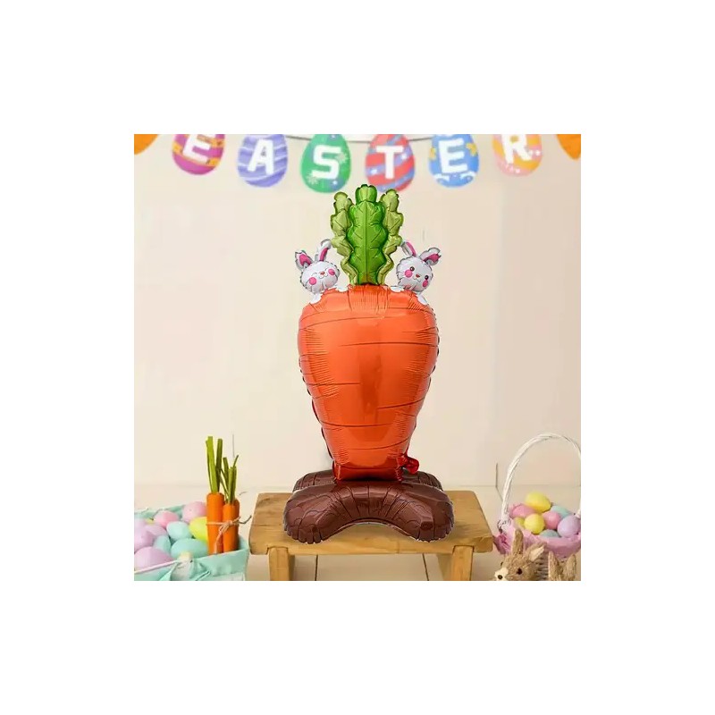 Balon foliowy stojący Marchew Zajączek Marchewka