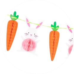 Girlanda z Królikami i marchewkami