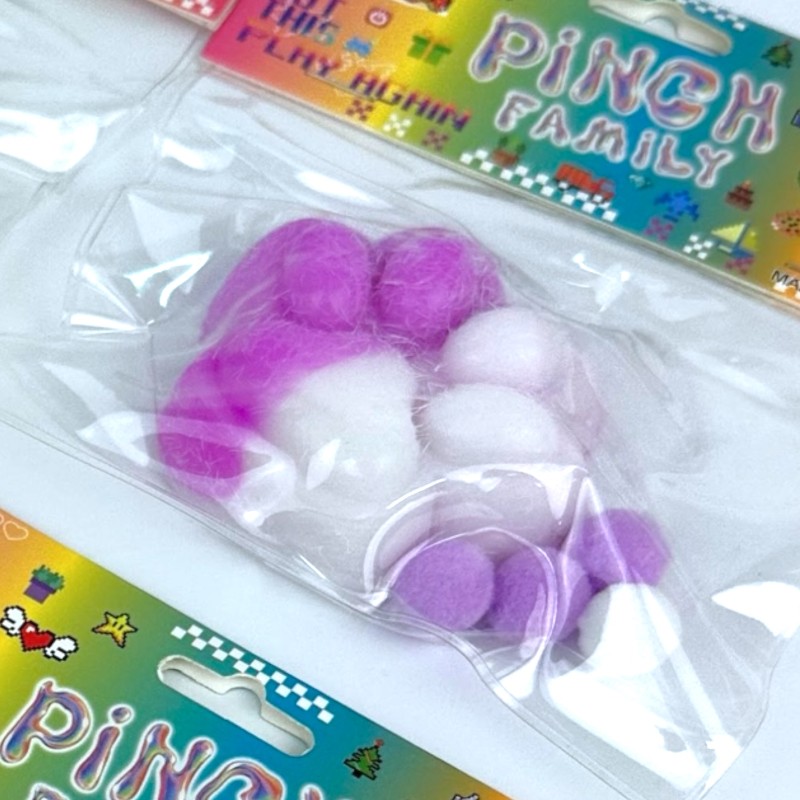 Gniotek Kocia Łapka Ombré z włoskami