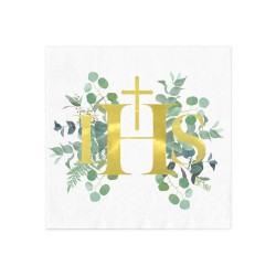 Serwetki komunijne IHS...