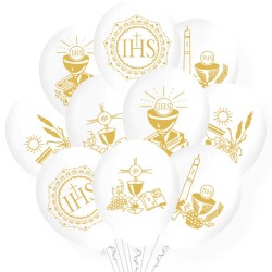 Zestaw balonów na komunię...