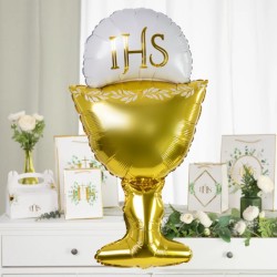 Zestaw balonów na komunię IHS