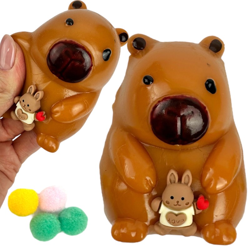 Gniotek Taba Mochi Słodka Kapibara Squishy Kawaii IS