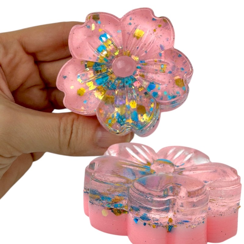 Gniotek Taba Squishy Kwiatek 6x6 cm wrażenia sensoryczne