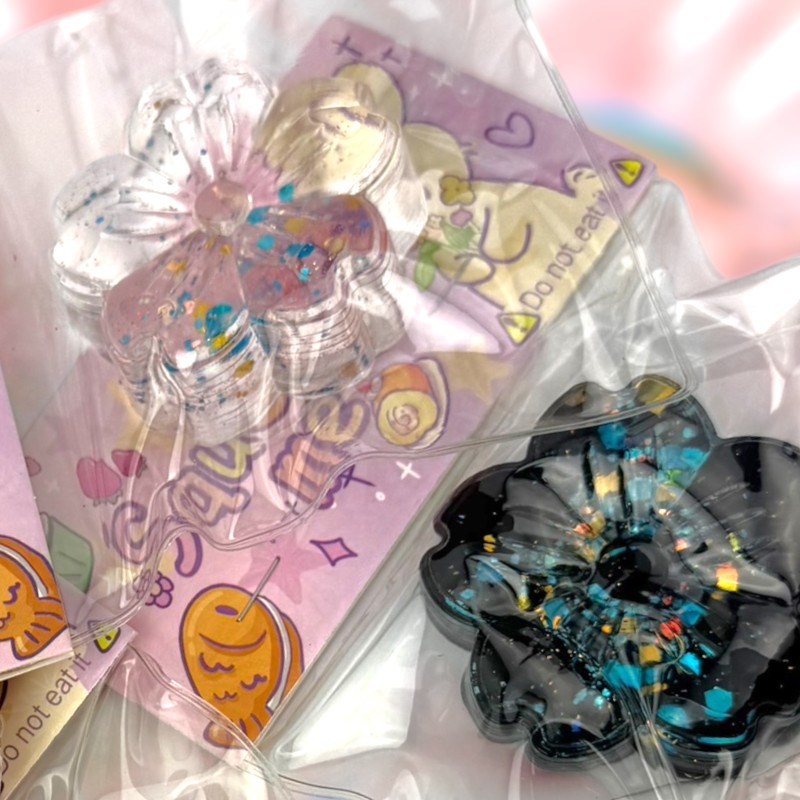 Gniotek Taba Squishy Kwiatek 6x6 cm wrażenia sensoryczne