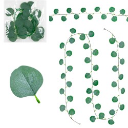 Girlanda dekoracyjna z liśćmi eukaliptusa 2 m