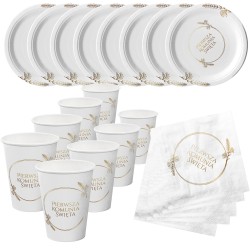 Zestaw naczyń jednorazowych...