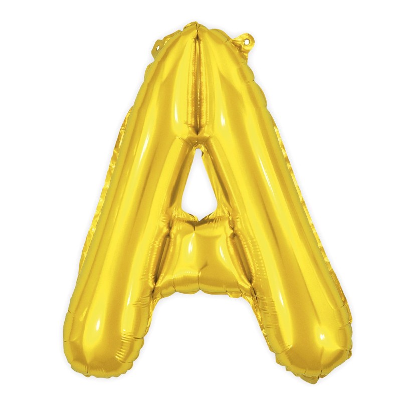 Litera Balon foliowy Złote Litery Alfabet 40cm