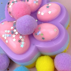 Gniotek Kocia łapka Kotka Pastel Shimmer