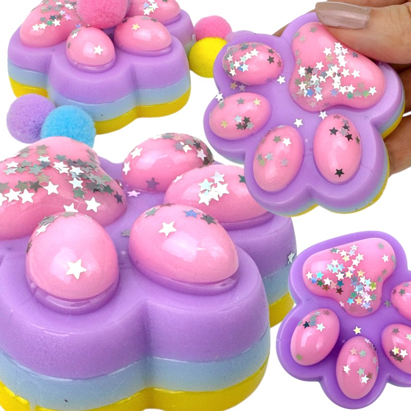 Gniotek Kocia łapka Kotka Pastel Shimmer