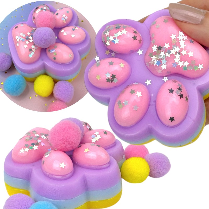 Gniotek Kocia łapka Kotka Pastel Shimmer